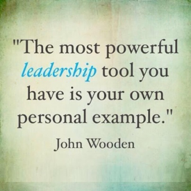 John Wooden powerful leadership quote